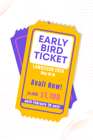 Law biz con early bird